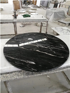 Silver Dragon Marble Black Commercial Counter Top