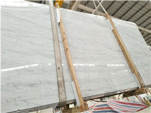 White Carrara Marble Slab Big Size
