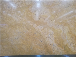 Yellow Gold Color Royal Golden Marble Slab Pattern
