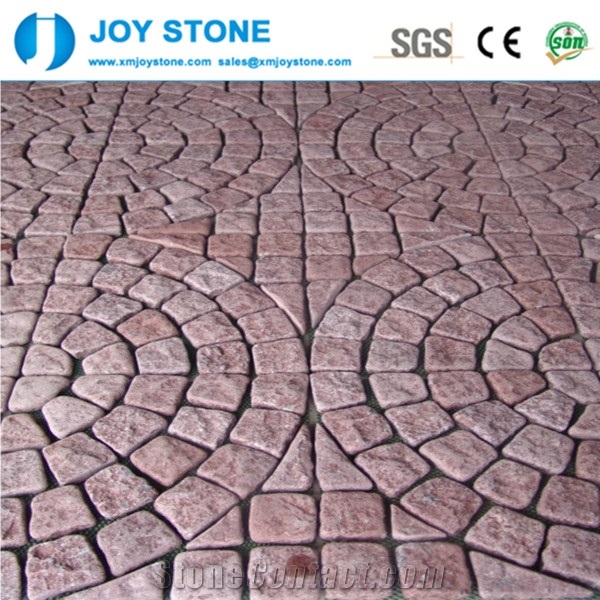 Good Quality Dayang Red Porphyry Granite Cobbles