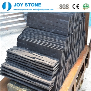 Hubei Black Slate Natural Cultured Stone Tiles
