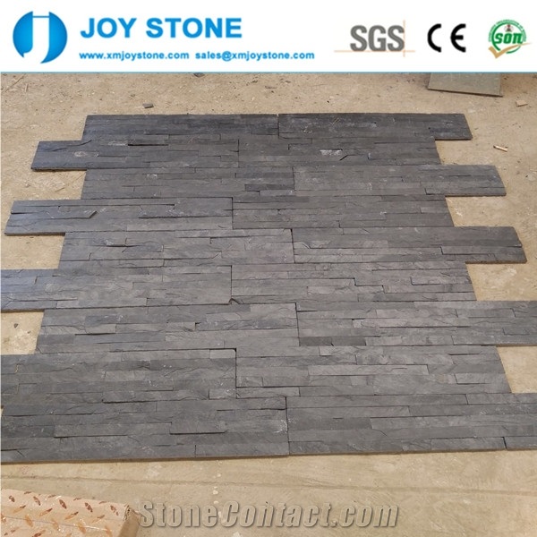 Hubei Black Slate Natural Cultured Stone Tiles