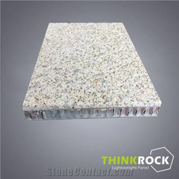 G682 Yellow Granite Aluminum Honeycomb-Back Panel