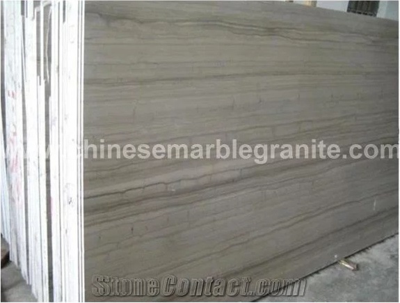 Grey Teakwood Marble Aluminum Honeycomb-Back Panel