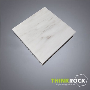 Guangxi White Marble Aluminum Honeycomb-Back Panel