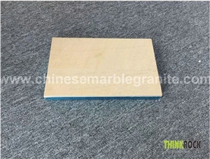 Lightweight Beige Sandstone Honeycomb-Backed Panel
