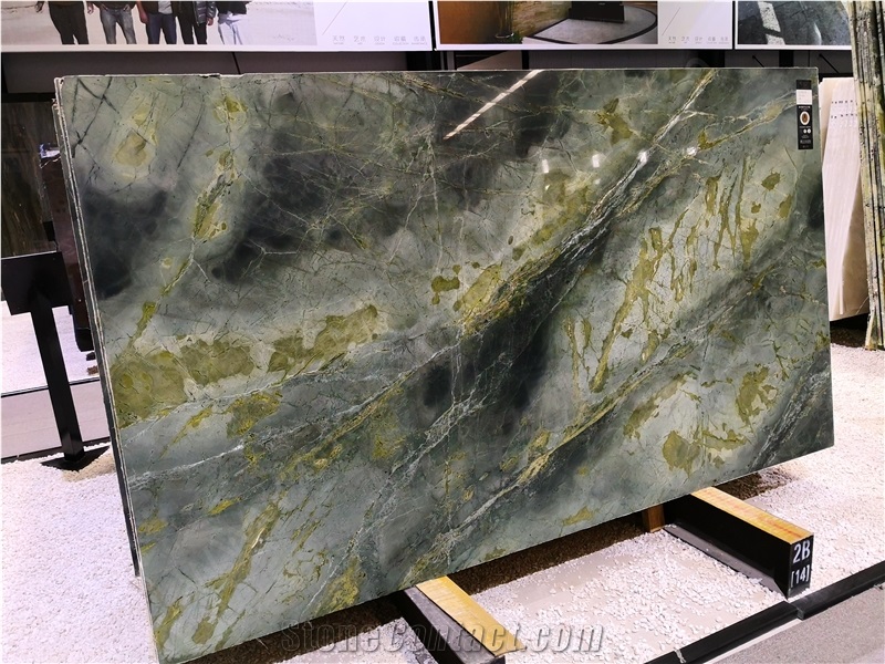 Forest Green Marble Slabs Cut-To-Size Verde