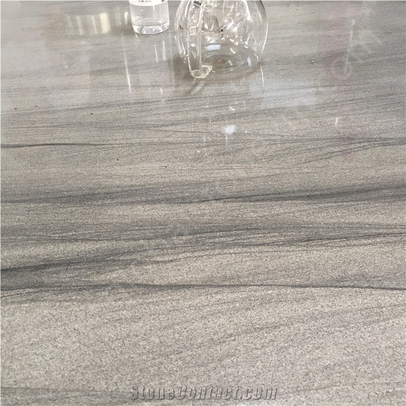 Gem Grey Quartzite Square Table Top Custom