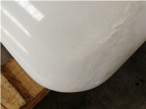 Lincoln White Marble Square Table Tops