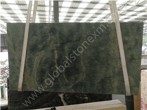 Peacock Green Marble for Tea Tables