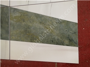 Peacock Green Marble Kitchen Bar Top