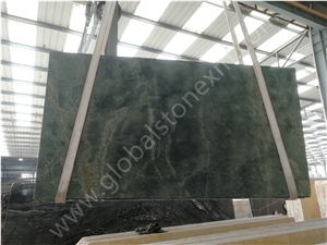Peacock Green Marble Slabs Tiles for Swimming Pool