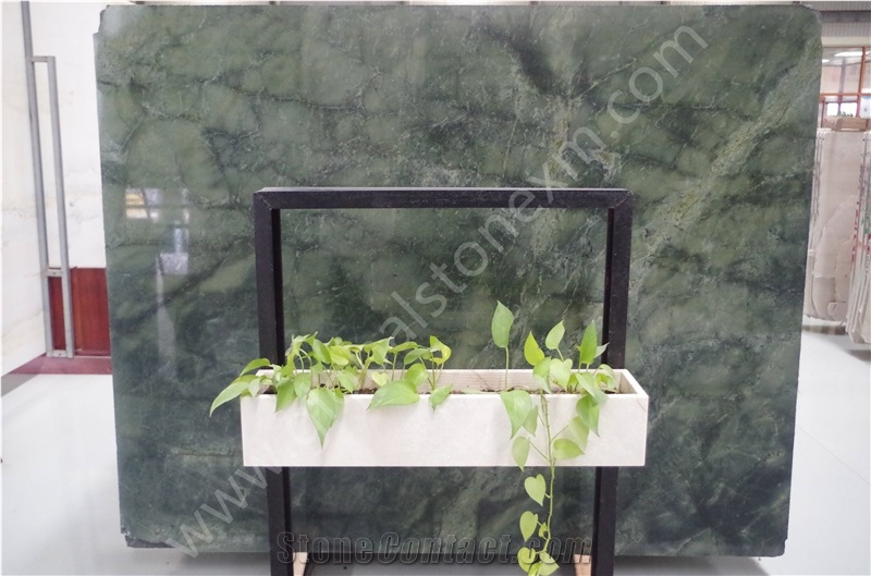 Peacock Green Slabs for Outdoor and Indoor Decor