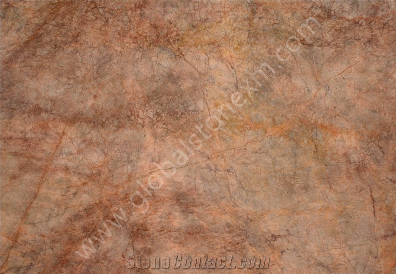 Violet Gold Marble Slabs for Kitchen Countertops