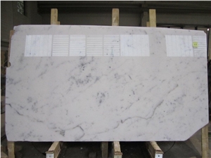 Carrara White Marble Polished Slabs