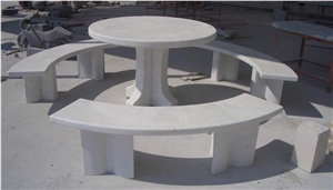 Marble Table Chair Set Table Top Custom-Made