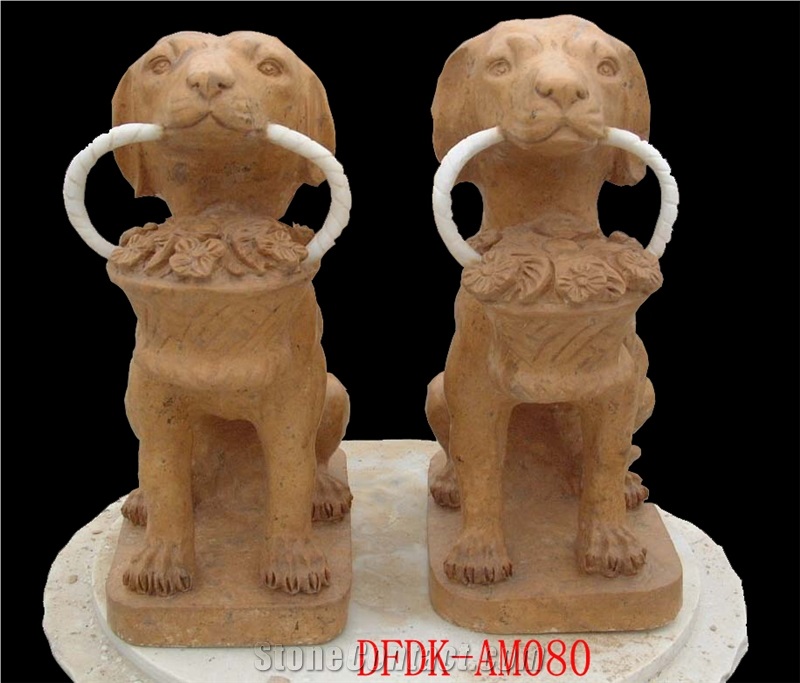 Stone Dog Statue Animal Sculpture Custom-Made