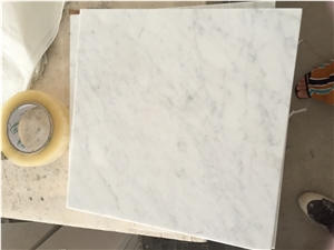 Carrara C Italy White Marble Slabs Honed Tiles