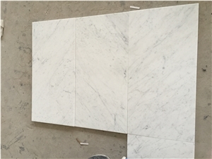 Carrara C White Marble 1cm Thickness Tiles 610*305