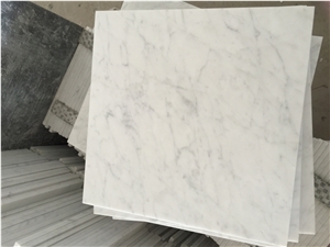 Carrara C White Marble Slabs & Honed Tiles