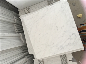 Carrara C White Marble Slabs, Wall Tiles Of Marble
