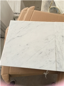 Carrara White Marble Tiles 305*305 Size Thick Tile