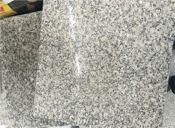 G602 White Granite Flamed Slabs & Tiles