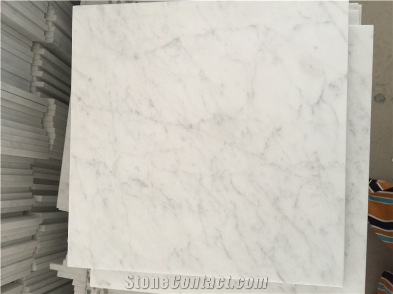 Italy Bianco Carrara C White Marble Wall Tiles
