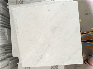 Italy Carrara C White Marble Top Quality Tiles