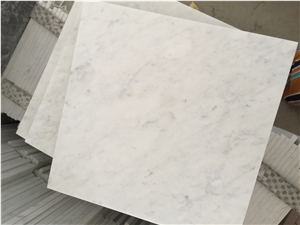 Italy White Marble Bianco Carrara C Marble Tiles
