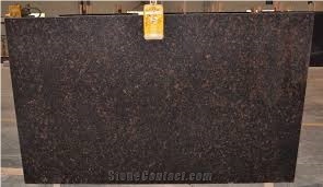 Tan Brown Granite Slabs, Polished Floor Tiles