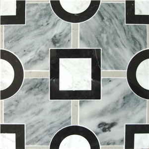 Waterjet Marble Mosaic Wall Pattern Mosaic