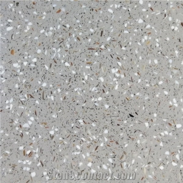 H-Quartz Crystal Grey Artificial Stone