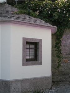 Conglomerate Stone Window Frame