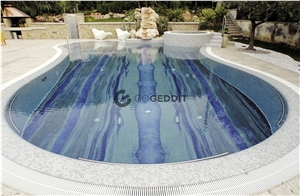 Azul Macaubas Quartzite Swimming Pool Floor Tiles