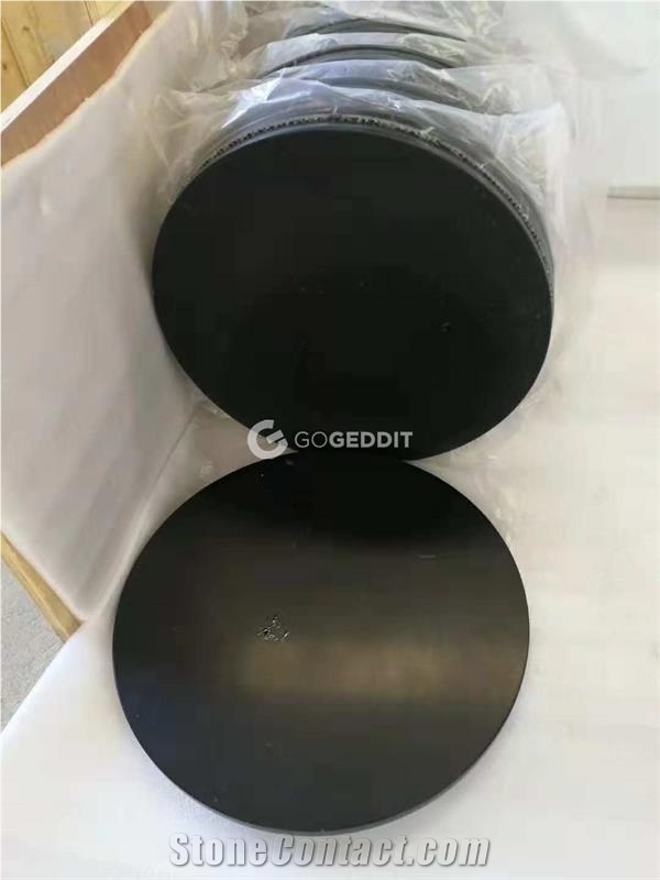 Black Marquina Marble Round Table Top