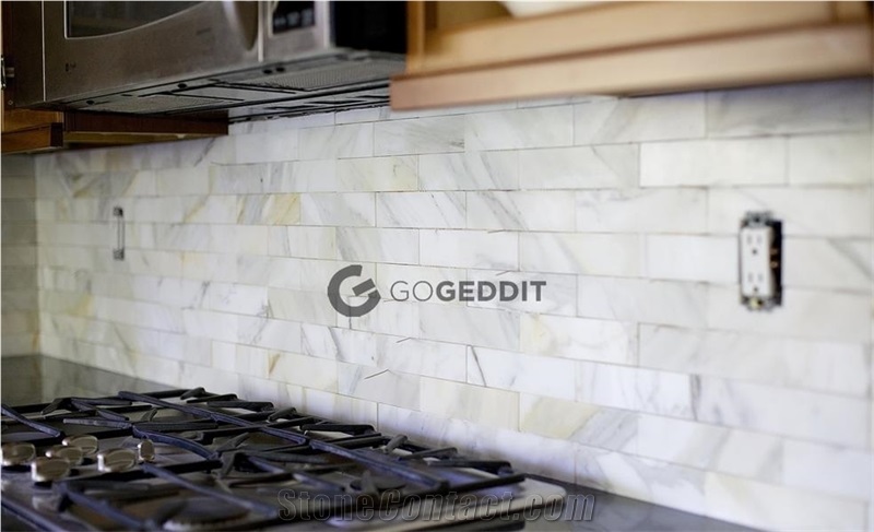 Calacatta Gold Kitchen Wall Marble Tile
