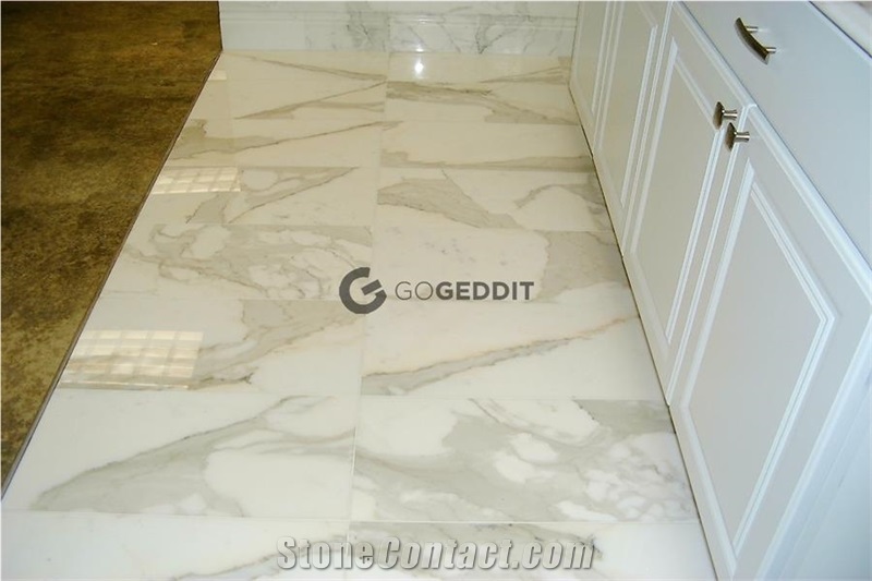 Calacatta Gold Marble Floor Tile