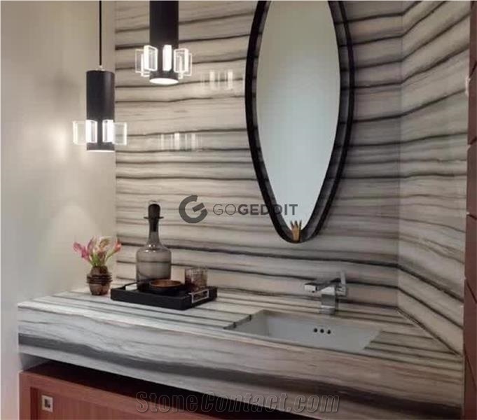 Calacatta Zebrino Marble Bathroom Tiles from China - StoneContact.com