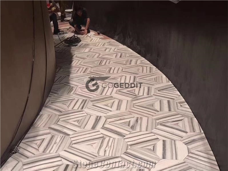Calacatta Zebrino Marble Flooring Tile