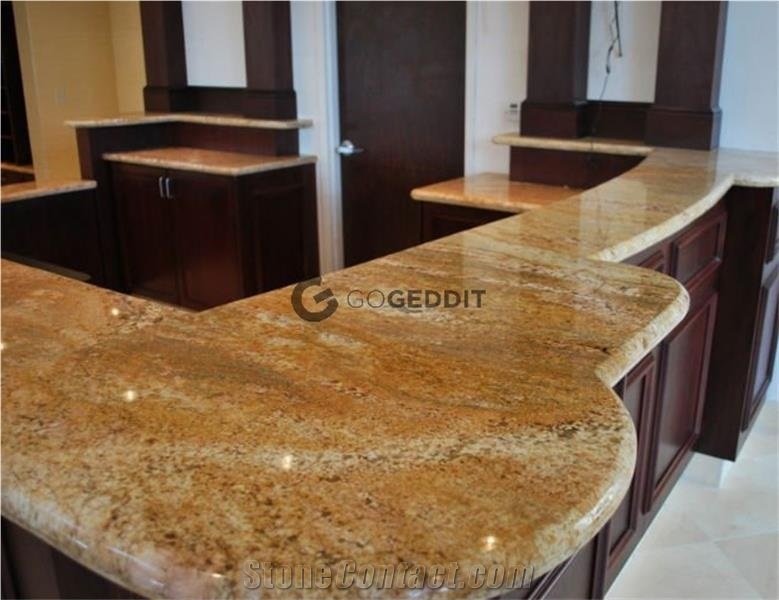 Imperial Gold Granite Kitchen Countertop