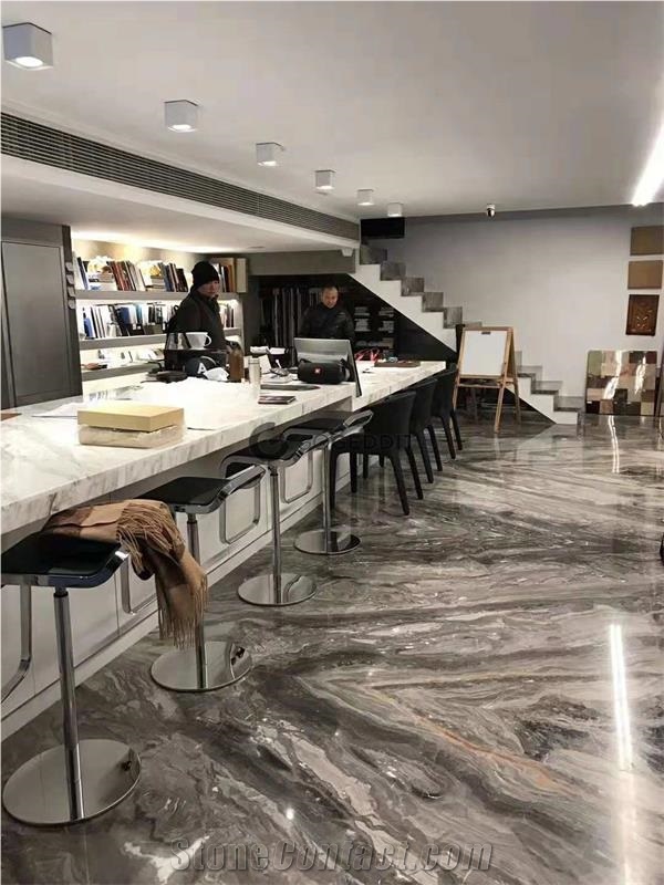 Italian Venice Brown Marble Floor Tiles