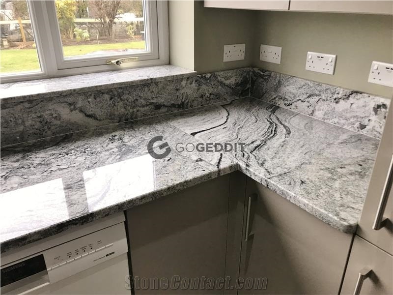 Viscont White Granite Kitchen Countertop