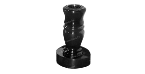 Absolute Black Granite Memorial Vase