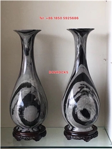 Black Jade Vase