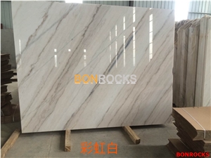 China Bianco Carrara White Marble Slabs