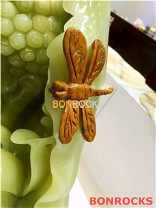 Green Onyx Buddha Sculpture and Statue