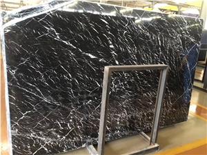 Italy Black Marble Slab