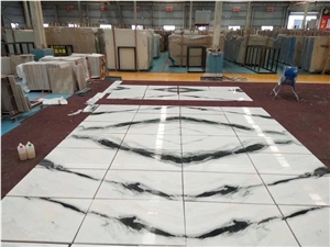 Panda White Marble Tiles