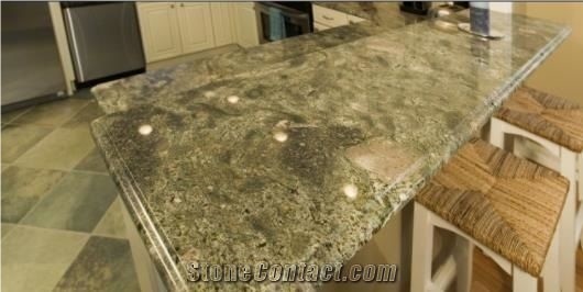 Verde Imperial Green Granite Table Tops